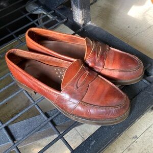 Women’s leather penny loafers by Bass